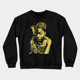 YELLOW Nina Simone Crewneck Sweatshirt